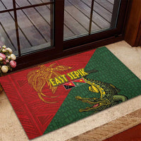Sepik River Crocodile & Arts Festival Rubber Doormat Bird-of-paradise Melanesian Tattoo LT03 - Polynesian Pride