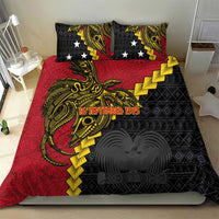 Papua New Guinea Independence Day Bedding Set Bird-of-paradise Melanesian Tattoo LT03 - Polynesian Pride