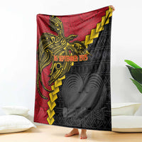Papua New Guinea Independence Day Blanket Bird-of-paradise Melanesian Tattoo LT03 - Polynesian Pride