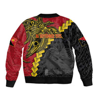 Papua New Guinea Independence Day Bomber Jacket Bird-of-paradise Melanesian Tattoo LT03 - Polynesian Pride