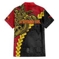 Papua New Guinea Independence Day Family Matching Summer Maxi Dress and Hawaiian Shirt Bird-of-paradise Melanesian Tattoo LT03 - Polynesian Pride
