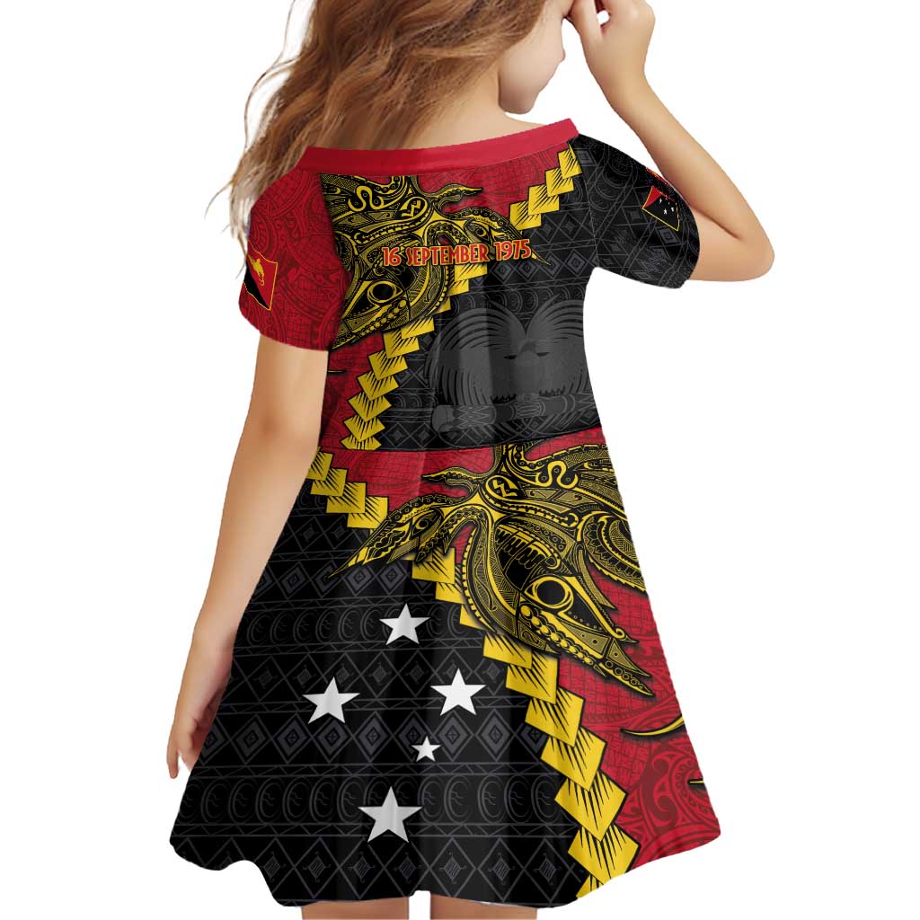Papua New Guinea Independence Day Family Matching Tank Maxi Dress and Hawaiian Shirt Bird-of-paradise Melanesian Tattoo LT03 - Polynesian Pride