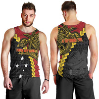 Papua New Guinea Independence Day Men Tank Top Bird-of-paradise Melanesian Tattoo
