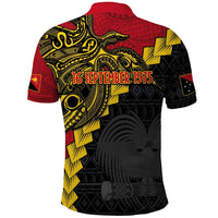Papua New Guinea Independence Day Polo Shirt Bird-of-paradise Melanesian Tattoo
