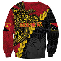 Papua New Guinea Independence Day Sweatshirt Bird-of-paradise Melanesian Tattoo LT03 - Polynesian Pride