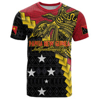 Papua New Guinea Independence Day T Shirt Bird-of-paradise Melanesian Tattoo LT03 Red - Polynesian Pride