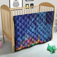 Fijian Tribal Manta Ray Quilt Masi Motif with Coral Reef Ocean Vibe LT03 - Polynesian Pride