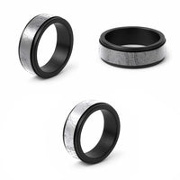 Traditional Polynesian Maori Tattoo White Color Spinner Ring - Polynesian Pride