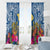 Custom Hawaii Lanai Island Window Curtain Hibiscus Turle and Map with Polynesian Spiral LT03 - Polynesian Pride