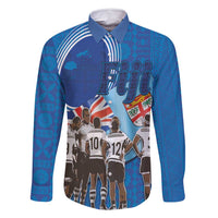 Fiji Rugby Sevens Family Matching Tank Maxi Dress and Hawaiian Shirt Commemorate Gold Medal - Rio de Janeiro 2016