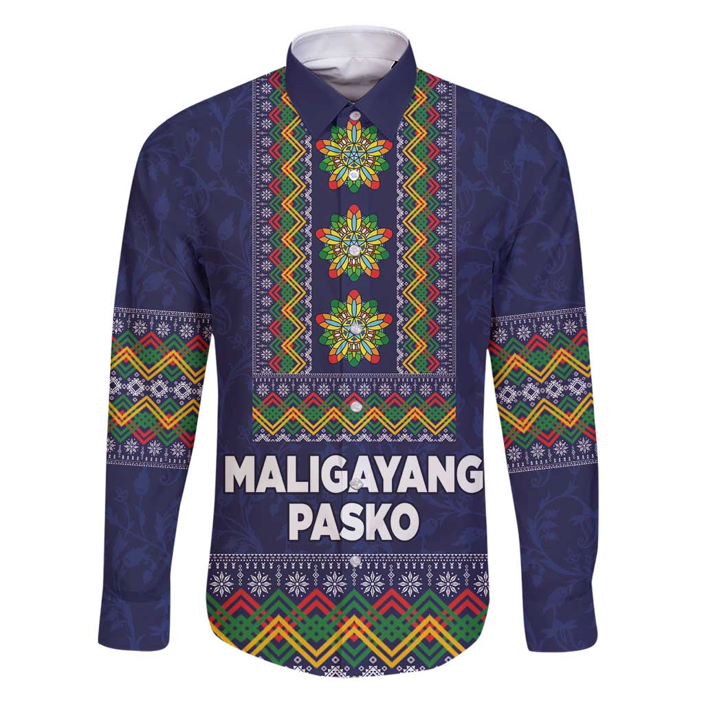Philippines Merry Christmas Family Matching Puletasi and Hawaiian Shirt Maligayang Pasko with Parol and Xmas Pattern Barong Style