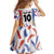 Custom Philippines Champions Football Jersey Family Matching Off Shoulder Maxi Dress and Hawaiian Shirt