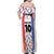 Custom Philippines Champions Football Jersey Family Matching Off Shoulder Maxi Dress and Hawaiian Shirt