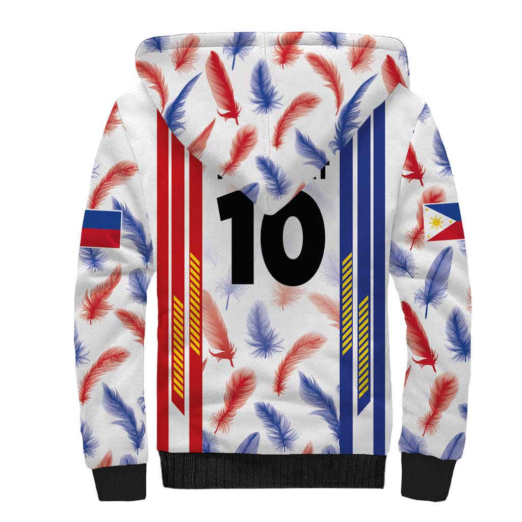 Custom Philippines Champions Football Jersey Sherpa Hoodie