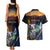 Australia and New Zealand ANZAC Day Couples Matching Tank Maxi Dress and Hawaiian Shirt Tui Bird and Koala mix Maori and Aboriginal Pattern