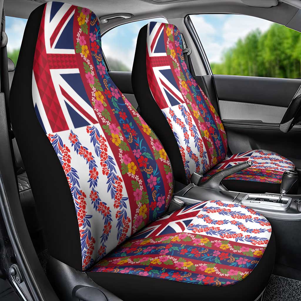 Hawaiian Lei Car Seat Cover National Flag Striped Style