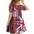 Hawaiian Lei Family Matching Tank Maxi Dress and Hawaiian Shirt National Flag Striped Style