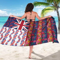 Hawaiian Lei Sarong National Flag Striped Style