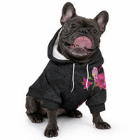 Hawaiian Hibiscus and Art Polynesian Tattoo Pet Hoodie