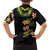 Hawaiian Lei Plumeria and Tropical Leaves Family Matching Off Shoulder Short Dress and Hawaiian Shirt Watercolor Style
