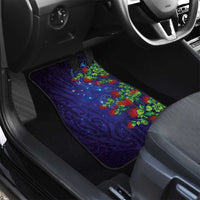 Matariki New Zealand Maori and Pohutukawa Car Mats Galaxy Blue Sky Style LT03 - Polynesian Pride