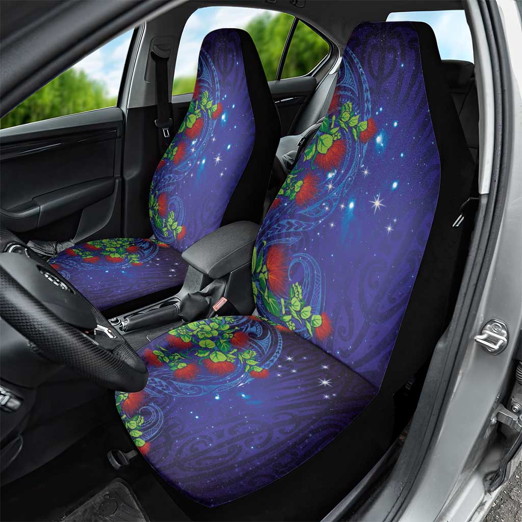 Matariki New Zealand Maori and Pohutukawa Car Seat Cover Galaxy Blue Sky Style