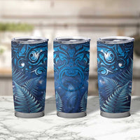 Matariki New Zealand Maori Silver Fern Tumbler Cup Galaxy Blue Sky Style LT03 - Polynesian Pride
