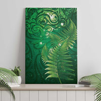 Matariki New Zealand Maori Silver Fern Canvas Wall Art Galaxy Green Sky Style LT03 - Polynesian Pride