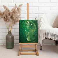 Matariki New Zealand Maori Silver Fern Canvas Wall Art Galaxy Green Sky Style LT03 - Polynesian Pride