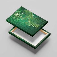 Matariki New Zealand Maori Silver Fern Canvas Wall Art Galaxy Green Sky Style LT03 - Polynesian Pride