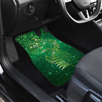 Matariki New Zealand Maori Silver Fern Car Mats Galaxy Green Sky Style LT03 - Polynesian Pride