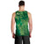 Matariki New Zealand Maori Silver Fern Men Tank Top Galaxy Green Sky Style