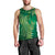 Matariki New Zealand Maori Silver Fern Men Tank Top Galaxy Green Sky Style