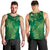 Matariki New Zealand Maori Silver Fern Men Tank Top Galaxy Green Sky Style