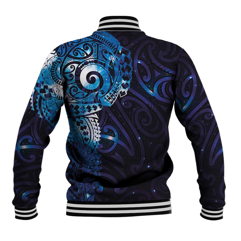 Matariki New Zealand Maori Koru Art Tattoo Baseball Jacket New Year Galaxy Blue Sky Style LT03 - Polynesian Pride