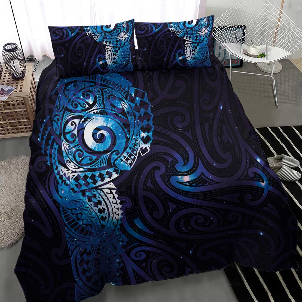 Matariki New Zealand Maori Koru Art Tattoo Bedding Set New Year Galaxy Blue Sky Style LT03 - Polynesian Pride