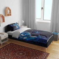 Matariki New Zealand Maori Koru Art Tattoo Bedding Set New Year Galaxy Blue Sky Style LT03 - Polynesian Pride