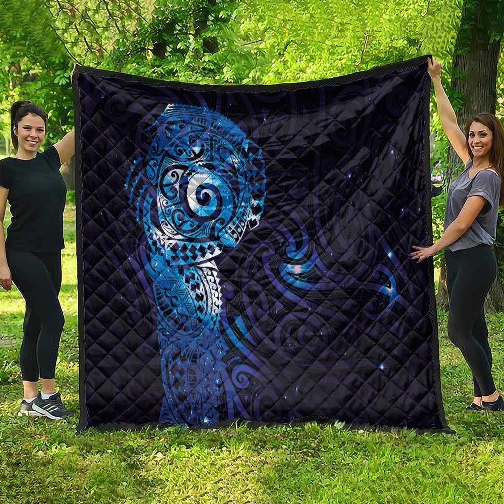 Matariki New Zealand Maori Koru Art Tattoo Quilt New Year Galaxy Blue Sky Style LT03 - Polynesian Pride