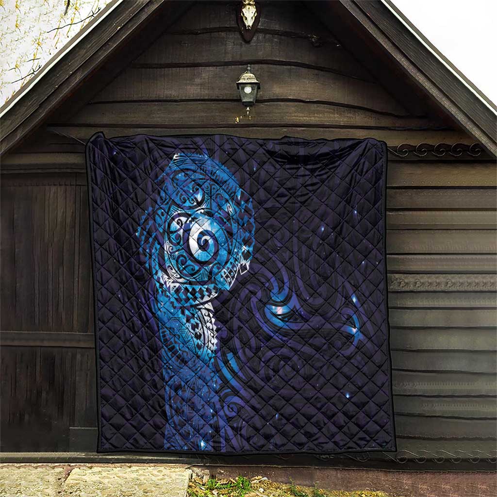 Matariki New Zealand Maori Koru Art Tattoo Quilt New Year Galaxy Blue Sky Style LT03 - Polynesian Pride
