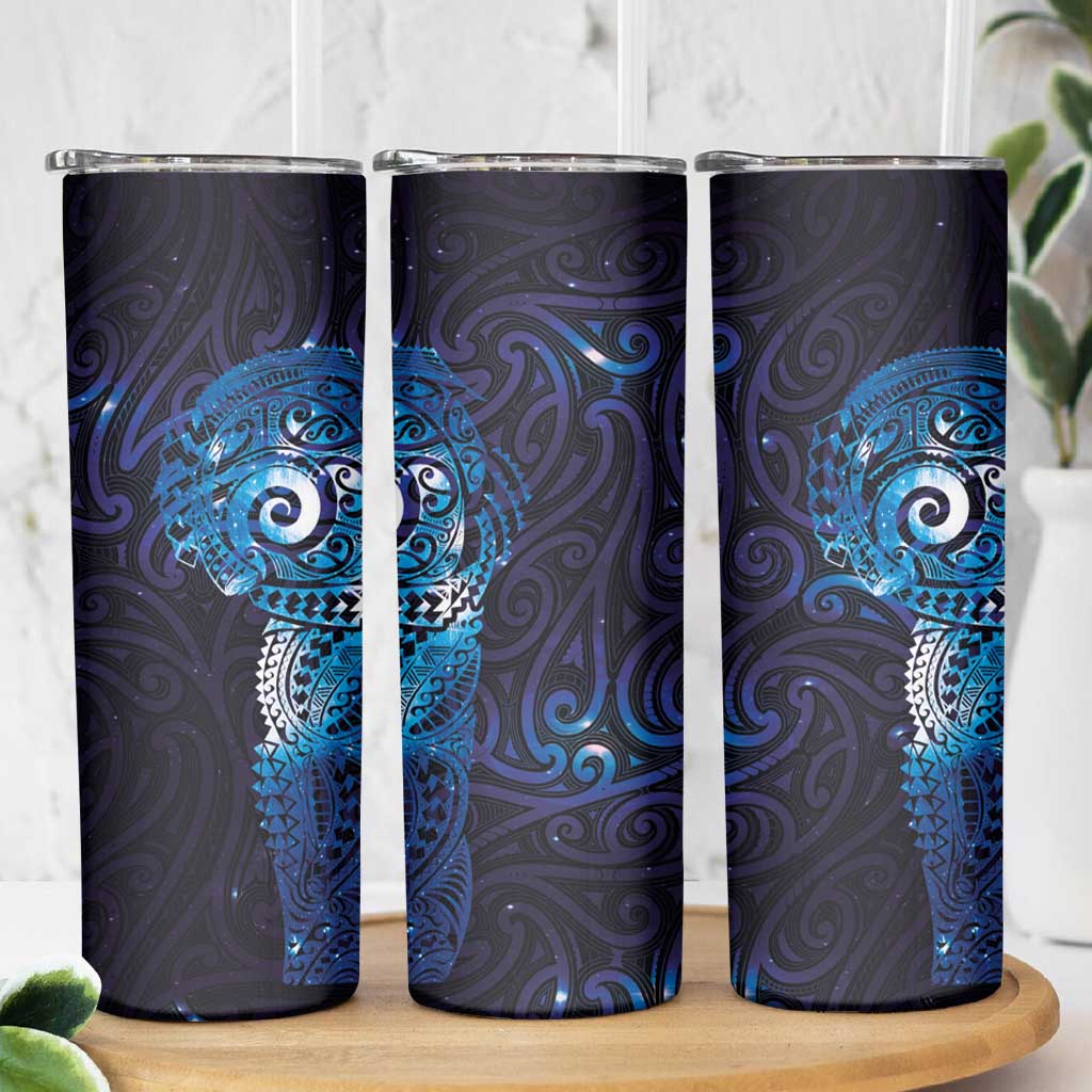 Matariki New Zealand Maori Koru Art Tattoo Skinny Tumbler New Year Galaxy Blue Sky Style LT03 - Polynesian Pride
