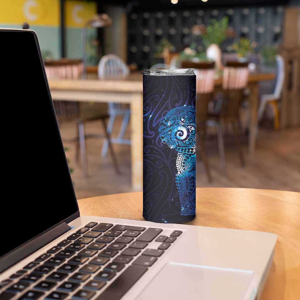 Matariki New Zealand Maori Koru Art Tattoo Skinny Tumbler New Year Galaxy Blue Sky Style LT03 - Polynesian Pride