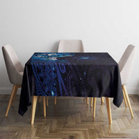 Matariki New Zealand Maori Koru Art Tattoo Tablecloth New Year Galaxy Blue Sky Style LT03 - Polynesian Pride