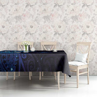 Matariki New Zealand Maori Koru Art Tattoo Tablecloth New Year Galaxy Blue Sky Style LT03 - Polynesian Pride