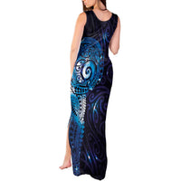 Matariki New Zealand Maori Koru Art Tattoo Tank Maxi Dress New Year Galaxy Blue Sky Style