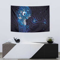 Matariki New Zealand Maori Koru Art Tattoo Tapestry New Year Galaxy Blue Sky Style LT03 - Polynesian Pride