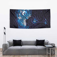 Matariki New Zealand Maori Koru Art Tattoo Tapestry New Year Galaxy Blue Sky Style LT03 - Polynesian Pride