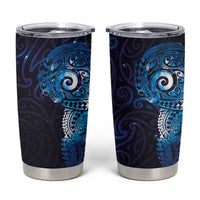 Matariki New Zealand Maori Koru Art Tattoo Tumbler Cup New Year Galaxy Blue Sky Style LT03 Blue - Polynesian Pride
