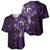 Matariki New Zealand Maori Koru Art Tattoo Baseball Jersey New Year Galaxy Purple Sky Style