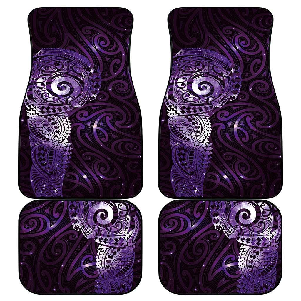 Matariki New Zealand Maori Koru Art Tattoo Car Mats New Year Galaxy Purple Sky Style LT03 - Polynesian Pride