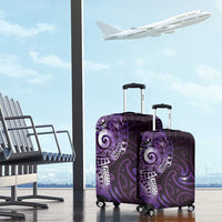 Matariki New Zealand Maori Koru Art Tattoo Luggage Cover New Year Galaxy Purple Sky Style LT03 - Polynesian Pride